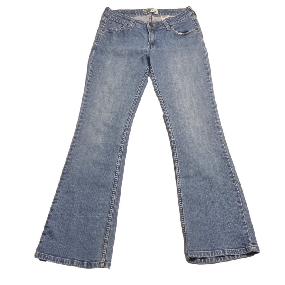 SIGNATURE BY LEVI STRAUSS Low Rise Boot Cut Jeans Size: 6 Medium